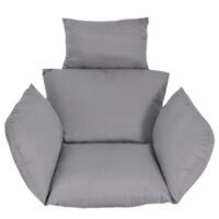 iMounTEK Egg Chair Cushion Hanging Basket Seat Cushion Soft Egg Swing Chair Pad
