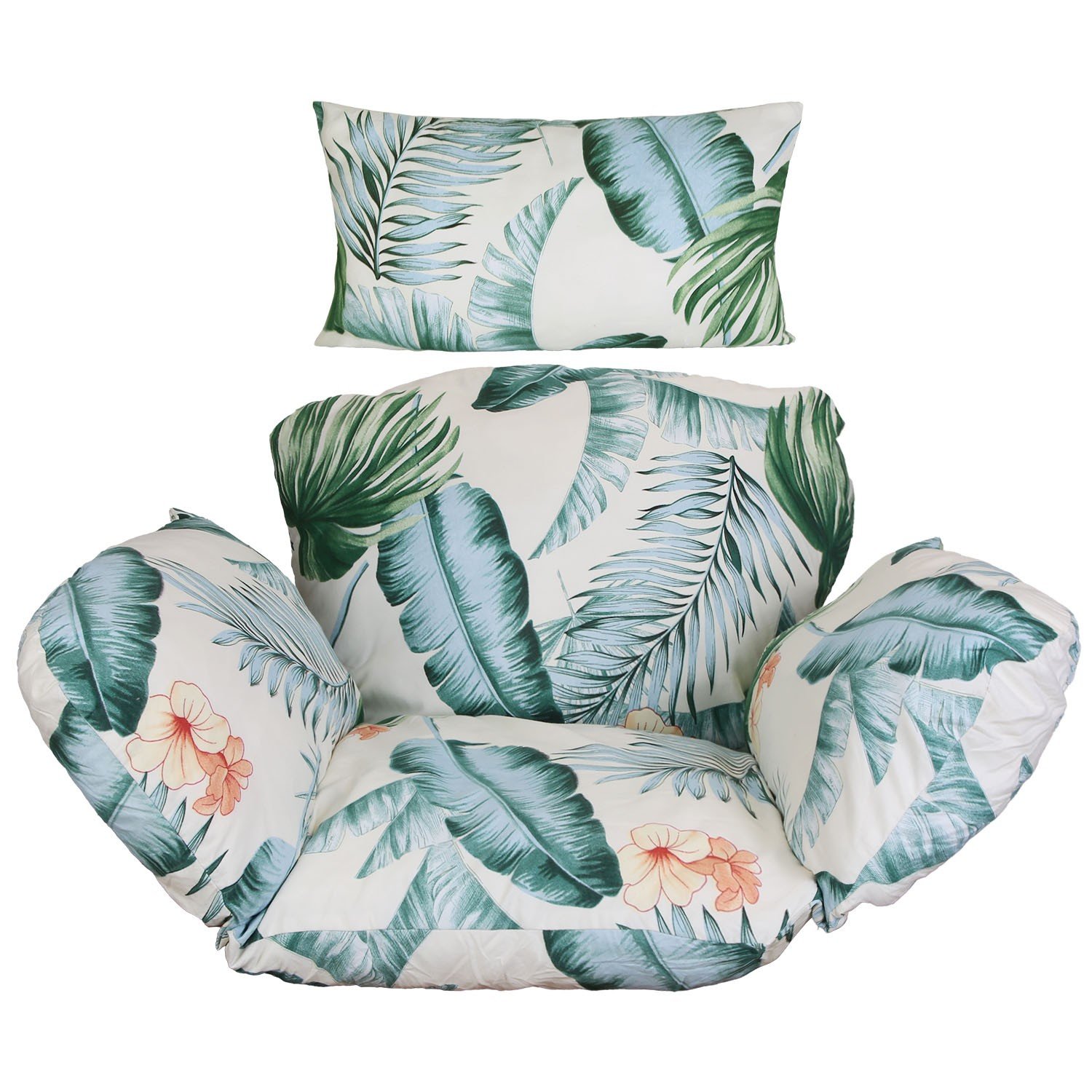 Egg Chair Cushion, Soft Thicken Hammock Chair Cushion with Headrest