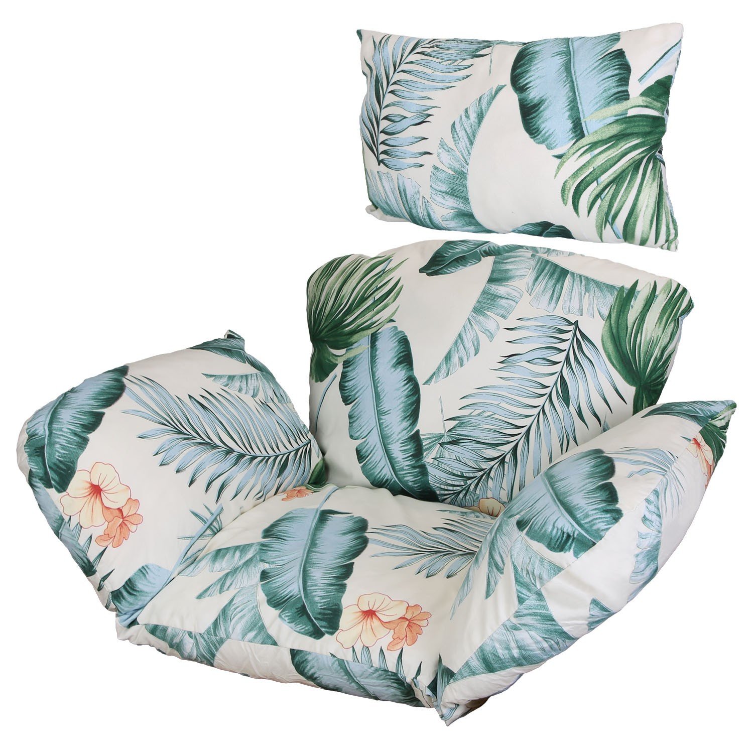 Egg Chair Cushion, Soft Thicken Hammock Chair Cushion with Headrest - Image 3