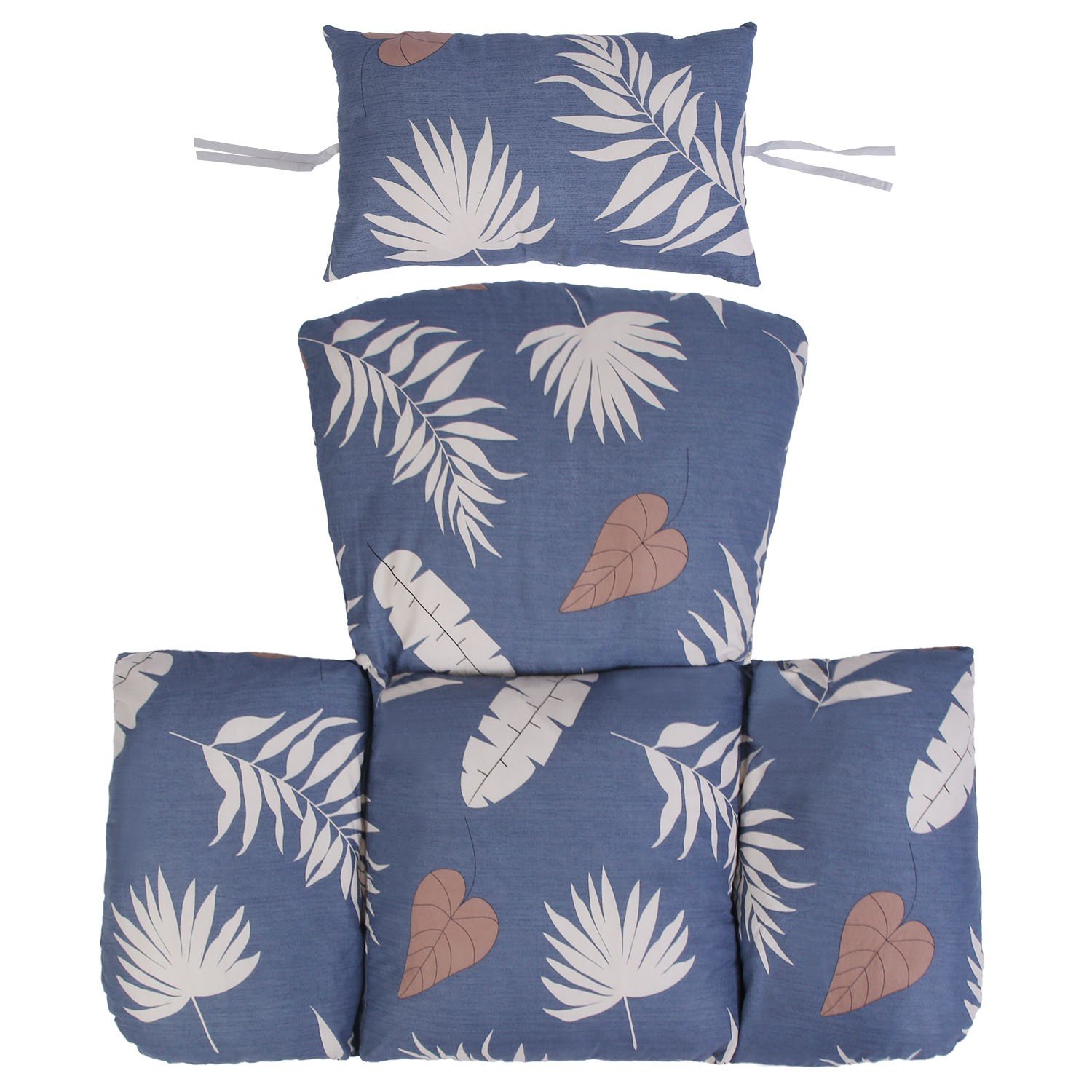 Egg Chair Replacement Cushion Egg Swing Chair Pad for Outdoor Hanging Chairs - Image 3