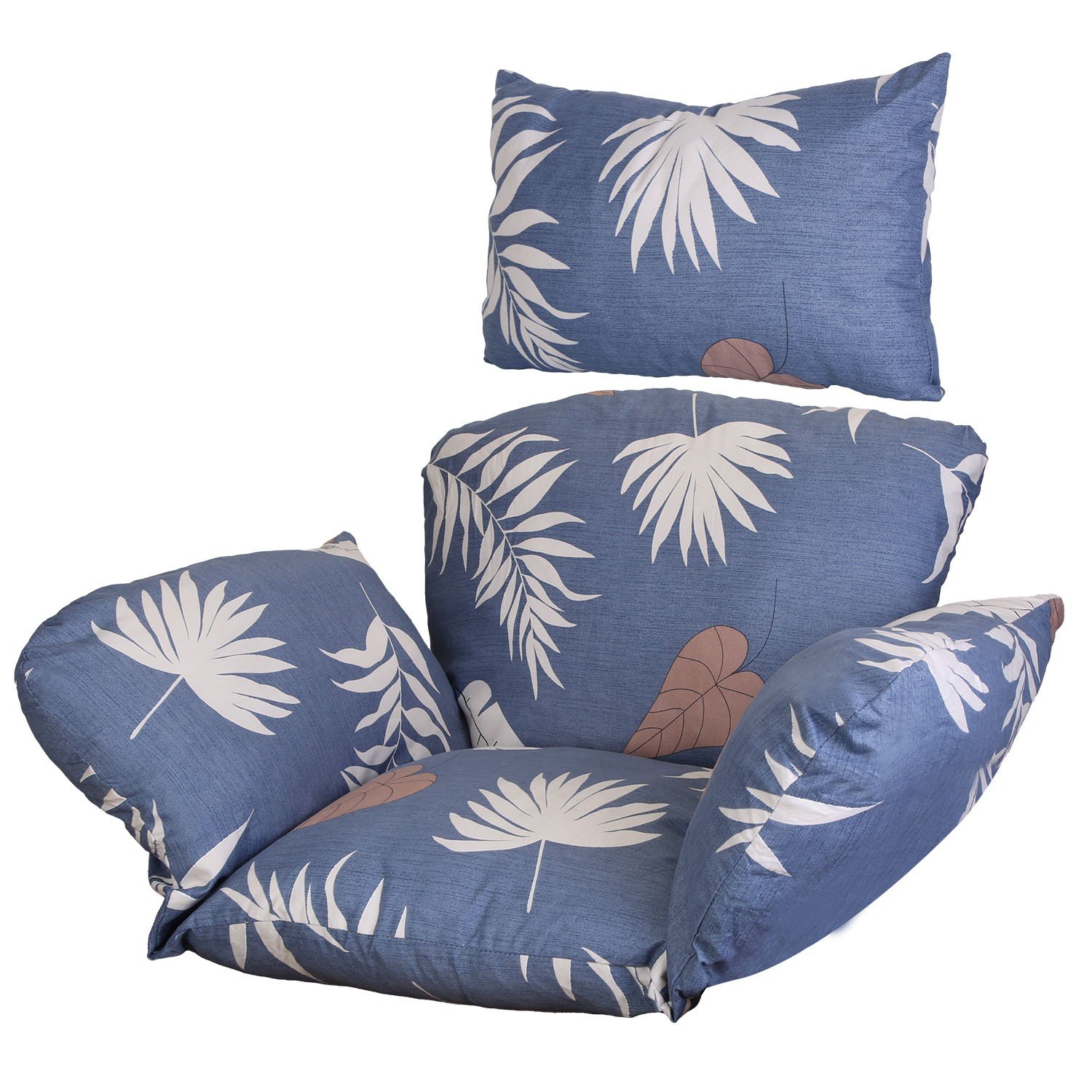 Egg Chair Replacement Cushion Egg Swing Chair Pad for Outdoor Hanging Chairs - Image 4