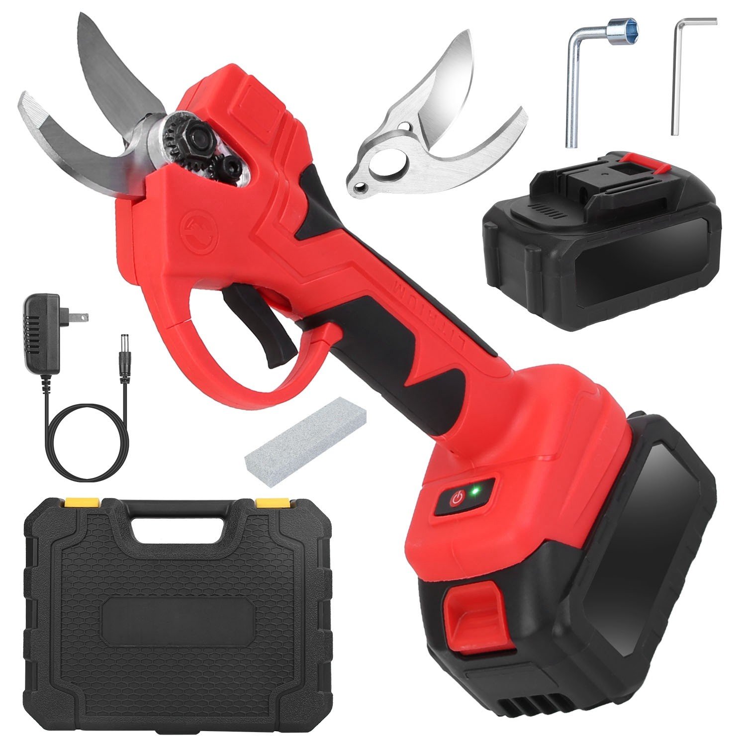 Cordless Pruning Shears 40mm 1.57" Electric Branch Scissors Tree Branch Cutter