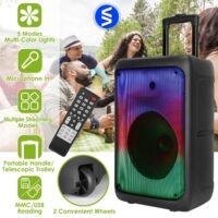 Wireless Party Speaker Party Speaker Outdoor Speaker Portable w/Remote Control