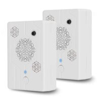 2PCS Upgraded Rechargeable Ultrasonic Bat Repellent with 3 Ultrasonic Speakers