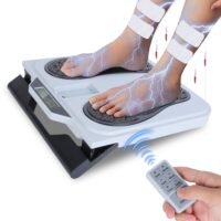 Rechargeable EMS Foot Massager for Neuropathy TENS Stimulator w/ Remote Control