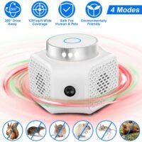 Ultrasonic Squirrel Rodent Detector w/Ultrasounds 9 Strobe Light