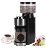 50W Coffee Grinder Electric Burr Mill 25 Grind Settings for Percolator/Espresso
