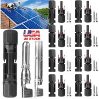 10 Pair Solar Panel Male Female M/F Wire Cable Connector Set 30A IP67 Waterproof