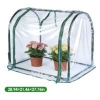 29x21x28" Mini Greenhouse Indoor Outdoor Waterproof Green House with PVC cover