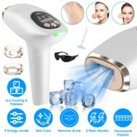 3In1 Ice Cooling Laser Hair Removal Painless Permanent At-Home IPL Hair Removal