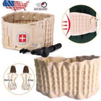Lumbar Traction Belt Decompression Belt Back Brace Lumbar Support Extender Belt