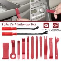 13pcs Auto Trim Door Panel Window Upholstery Molding Fastener Clip Removal Tool