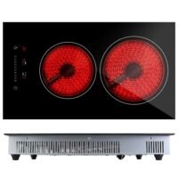 1900W Electric Dual Burners Camping Electric Cooktop Stove Over Heat Protection