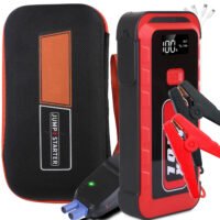 25800mAh Jump Starter Car Battery Charger 2500A Booster Power Bank w/Flash Light