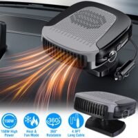 12V Car Heater Electric Heating Fan Defogger Defroster Windshield Demister 150W