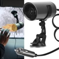 24V 216W Car Heater 2 In 1 Heating Cooling Fan Rotatable Demister Defroster