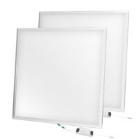 2Pcs 2x2FT LED Flat Panel Light 48W Troffer Ceiling Light White Color Lights